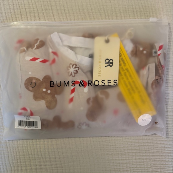 Bums & Roses Gingerbread Pajama Set - Picture 1 of 1